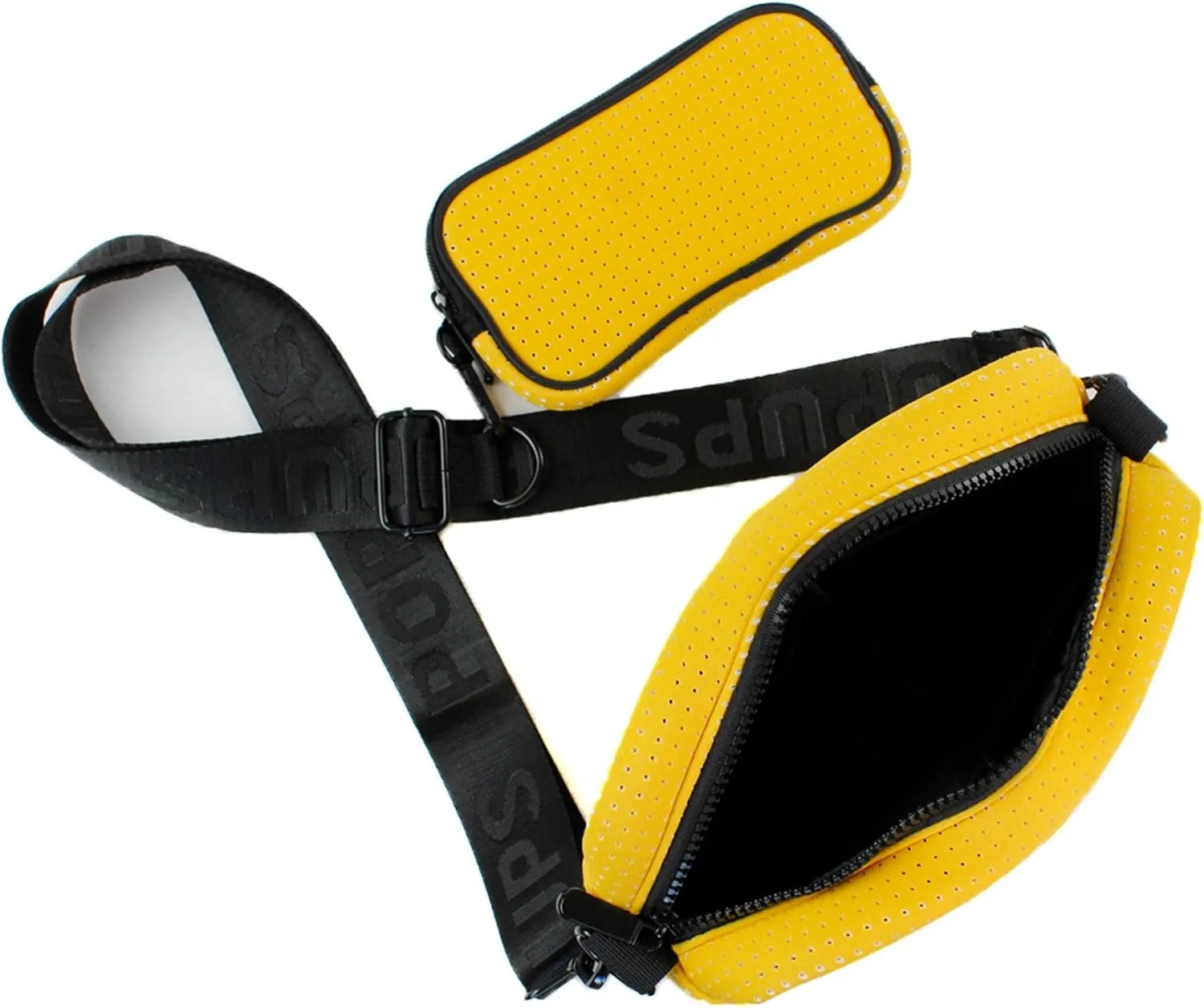 Pop Ups Brand Neoprene Camera Bag- Everyday Sling, Travel Case, Adjustable Shoulder Strap Purse for Women-Fashion Messenger