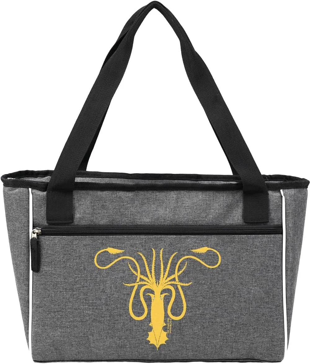 Popfunk GOT Sigil Collection Soft Sided Insulated Tote Cooler Bag, Lightweight, Thermal and Reusable for Grocery, Picnic
