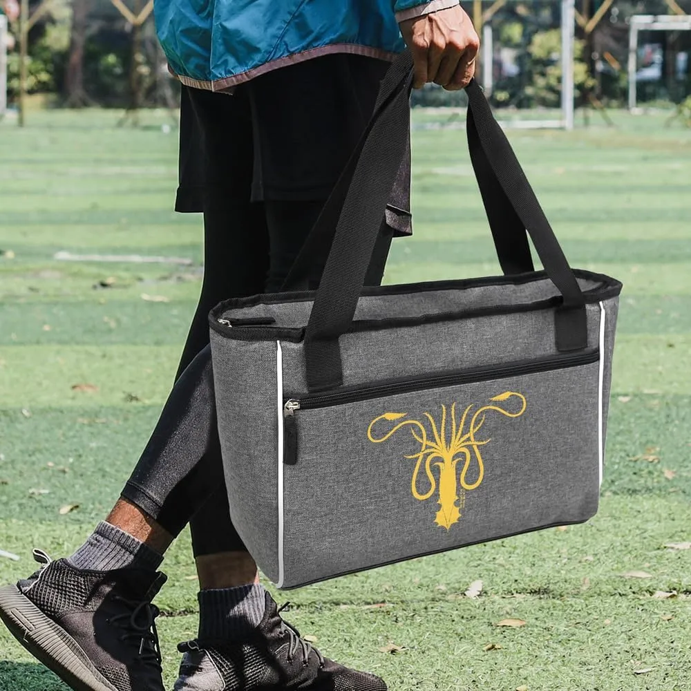 Popfunk GOT Sigil Collection Soft Sided Insulated Tote Cooler Bag, Lightweight, Thermal and Reusable for Grocery, Picnic