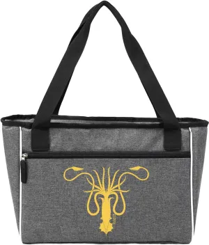 Popfunk GOT Sigil Collection Soft Sided Insulated Tote Cooler Bag, Lightweight, Thermal and Reusable for Grocery, Picnic