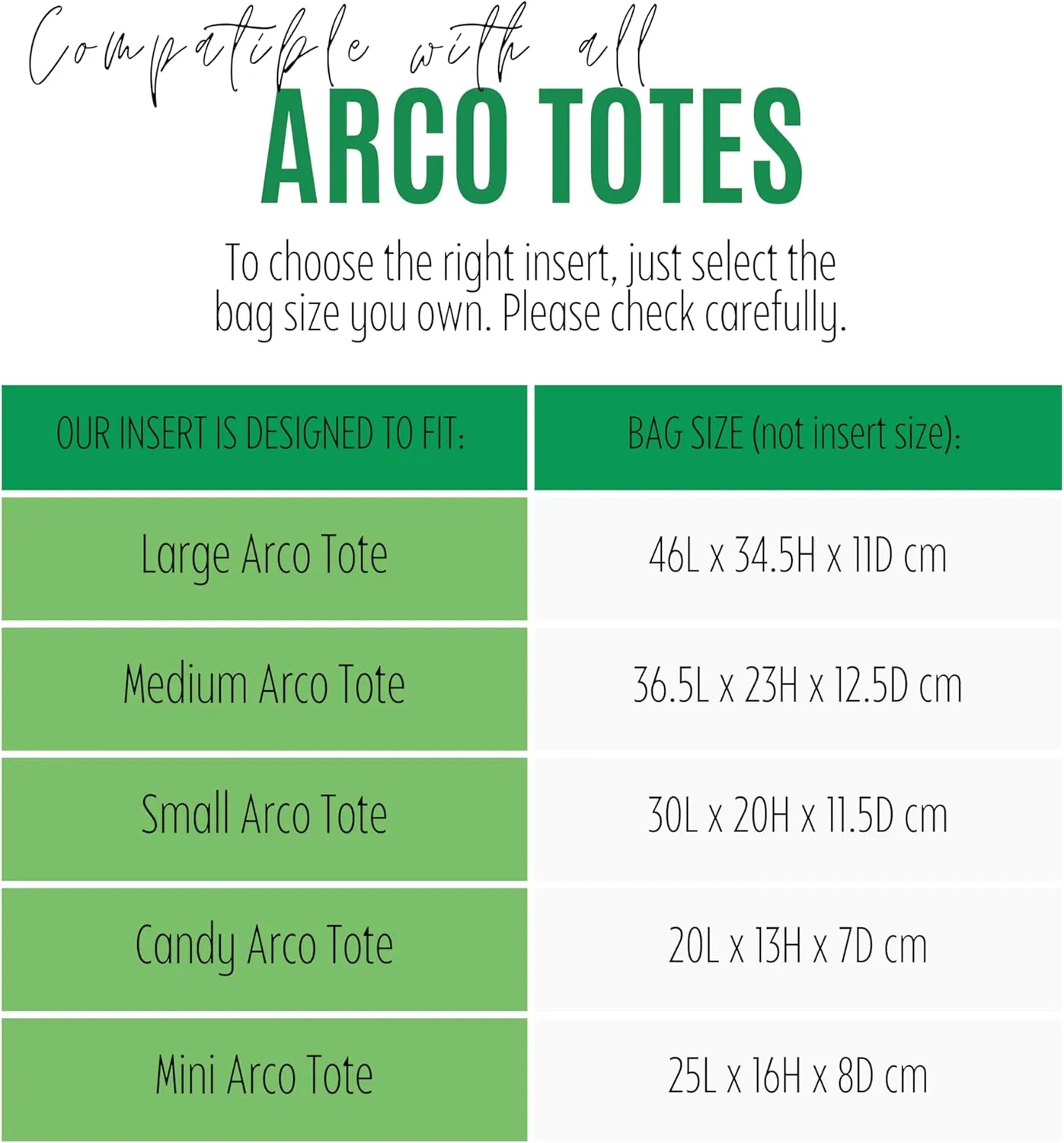 Premium Purse Organizer compatible with Arco Tote Bag Organizer Insert - Handmade Double Layered 2mm Thick Felt Liner, Perfect fit for S/M/L Tote Insert (Lightcoffee, For Large Arco Tote)