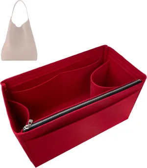 Premium Purse Organizer compatible with Lv Low Key Hobo MM Insert - Handmade Bag Organizer 2mm Thick, Perfect fit for PM/MM Cabas Tote (Hot Magenta, For Low Key Hobo MM)