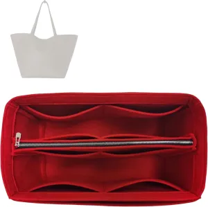 Premium Purse Organizer compatible with Row Three Park Tote Bag Insert - Handmade Bag Organizer Perfect Fit for S/Three/XL Tote (Geyser Blue, For Small Park Tote)