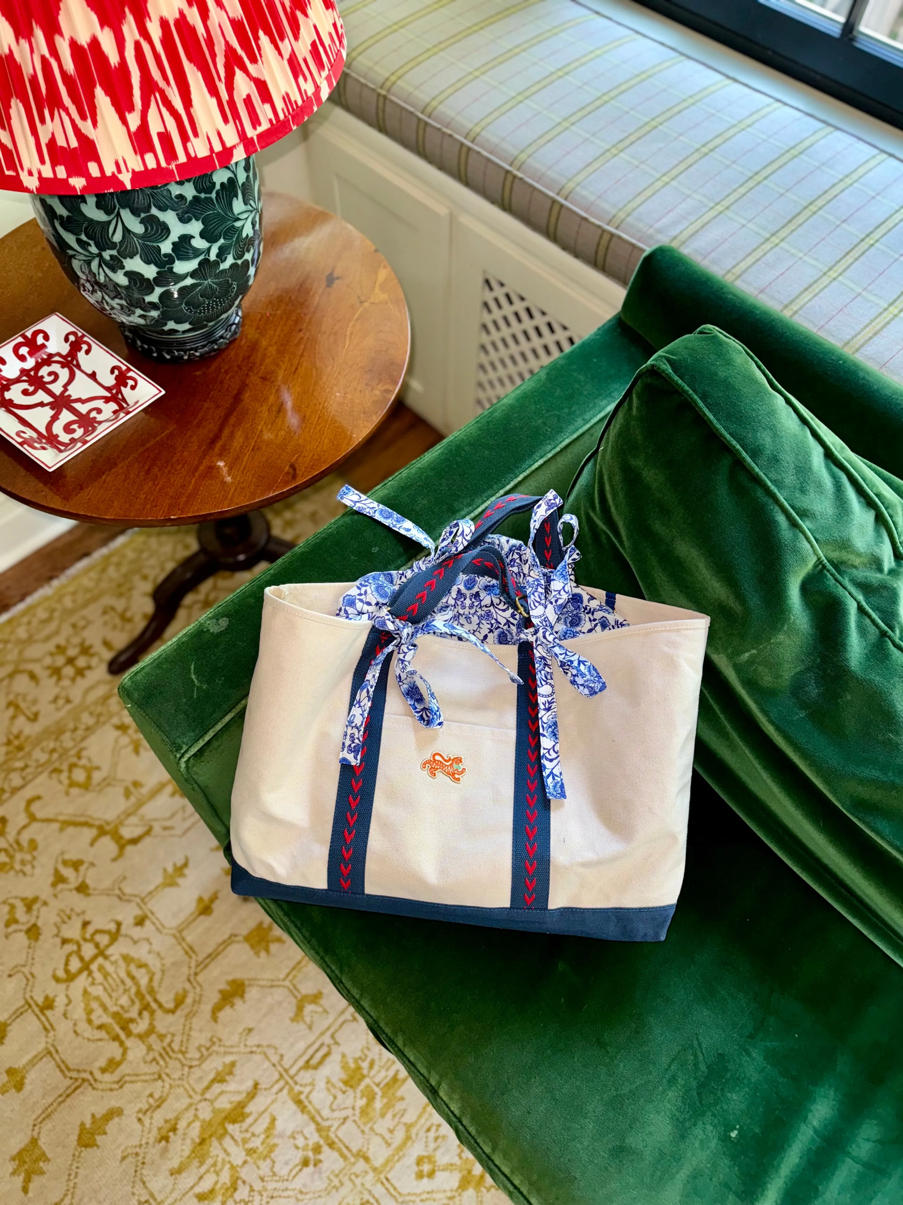 PREORDER Tie-On Insert, CHINOISERIE BLEU