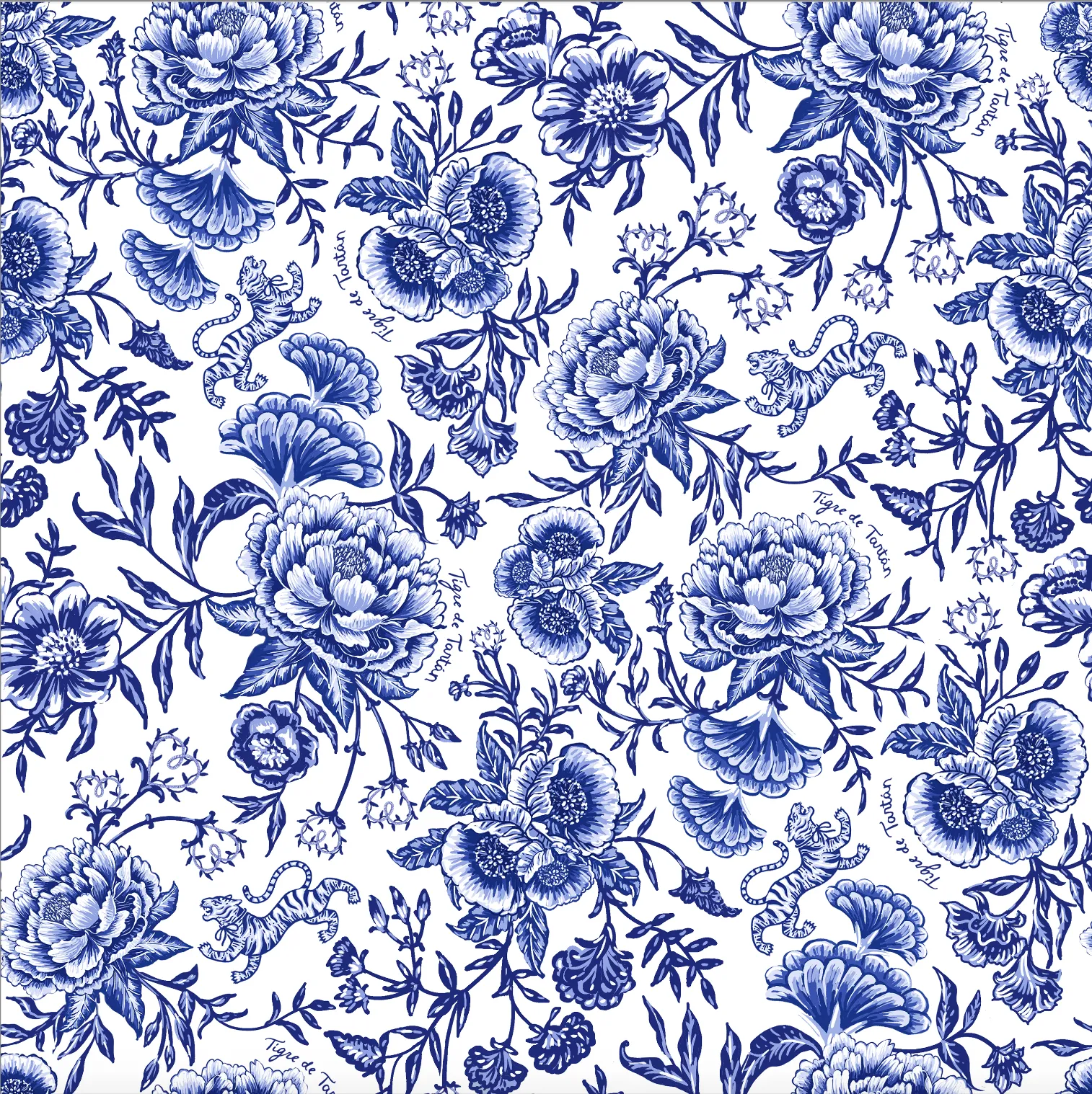 PREORDER Tie-On Insert, CHINOISERIE BLEU