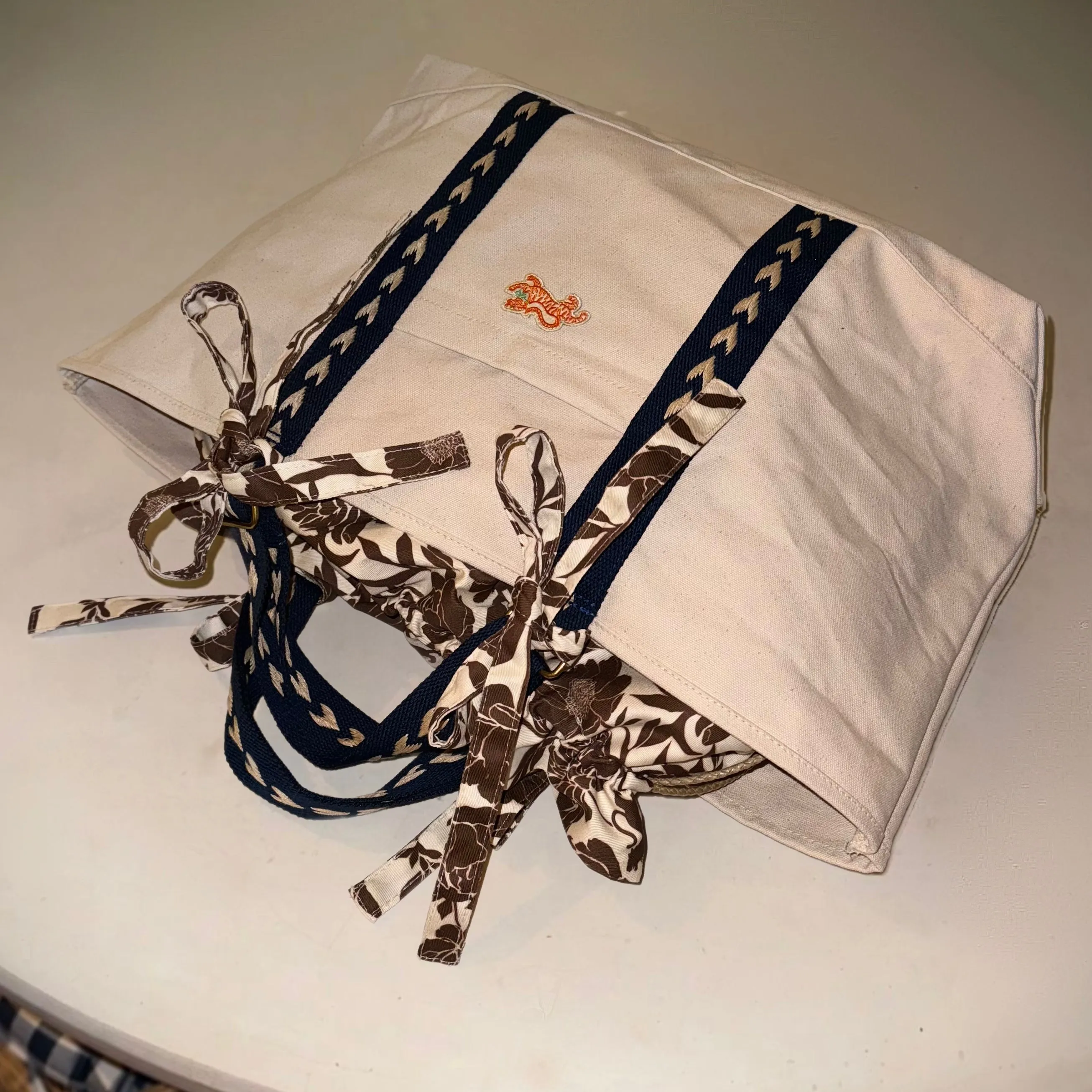 PREORDER Tie-On Insert, CHINOISERIE BLEU