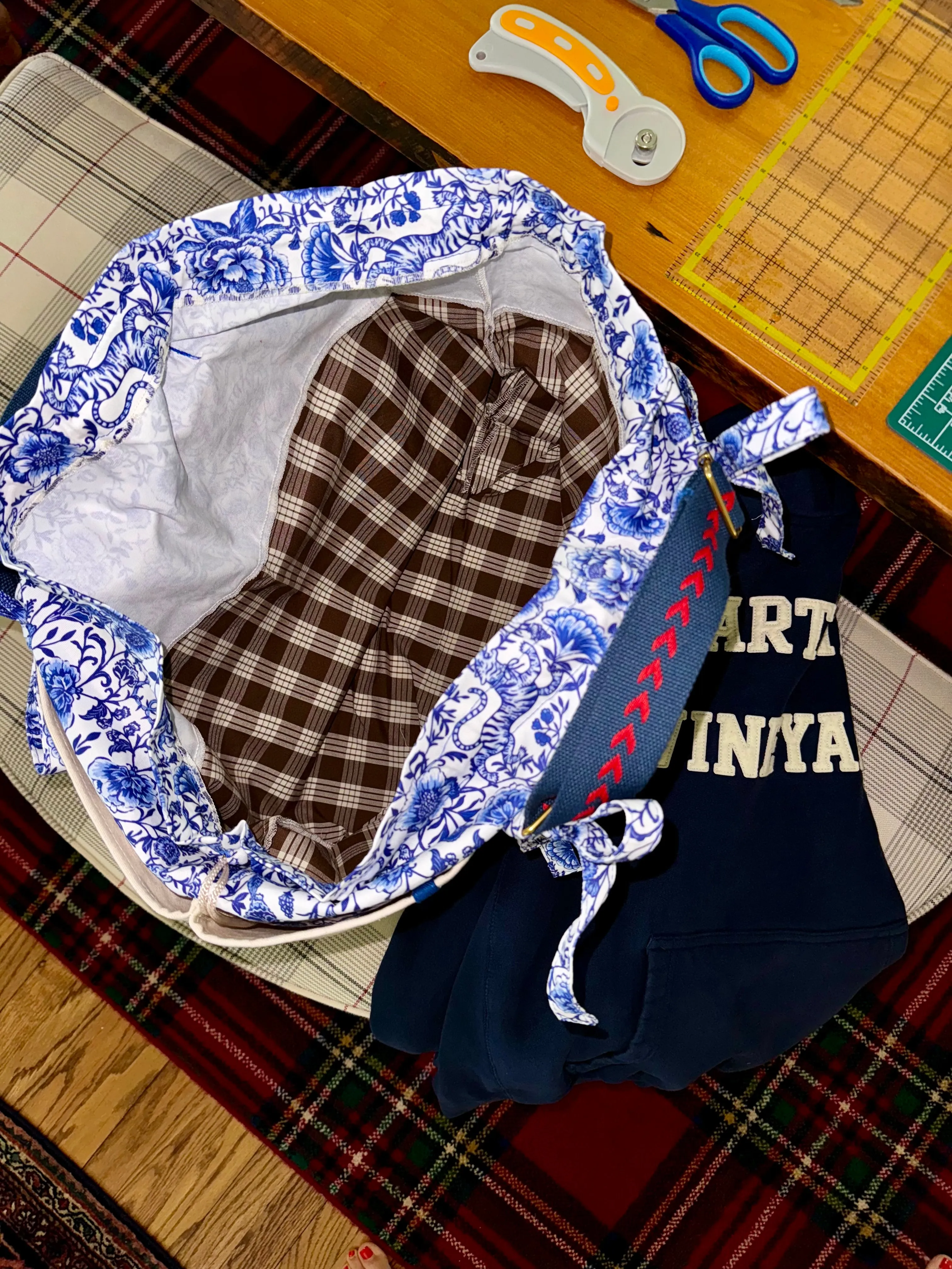 PREORDER Tie-On Insert, CHINOISERIE BLEU