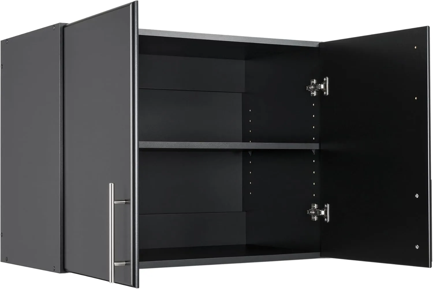 Prepac Elite 32" Stackable Wall Cabinet in Black
