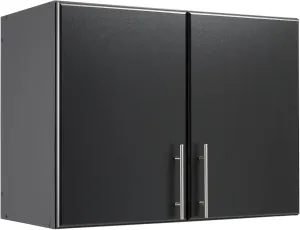 Prepac Elite 32" Stackable Wall Cabinet in Black