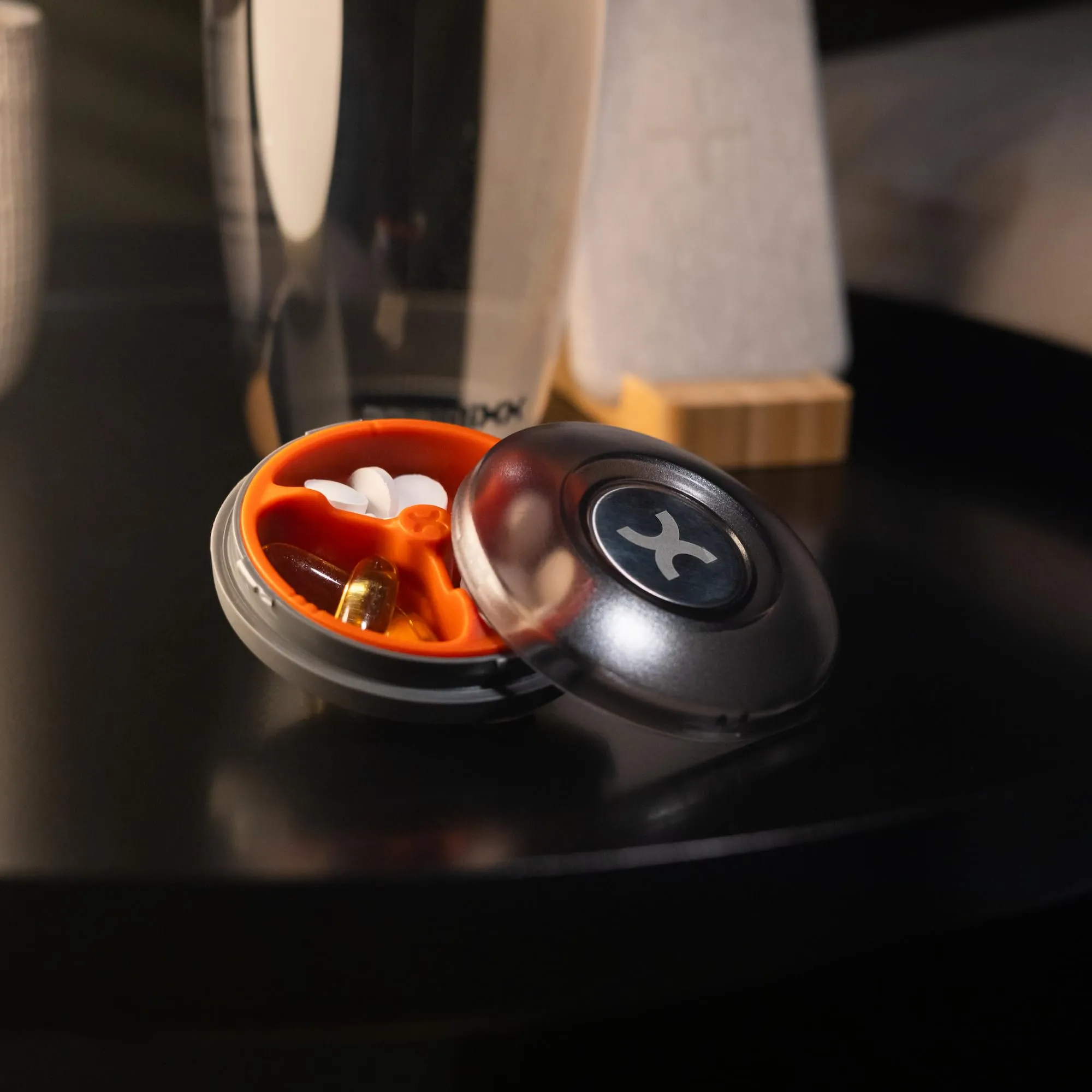 Promixx Core Vitamin & Supplement Case  Graphite