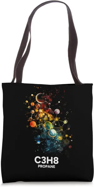 Propane Molecule Chemical Scientific Science Chemistry Love Tote Bag