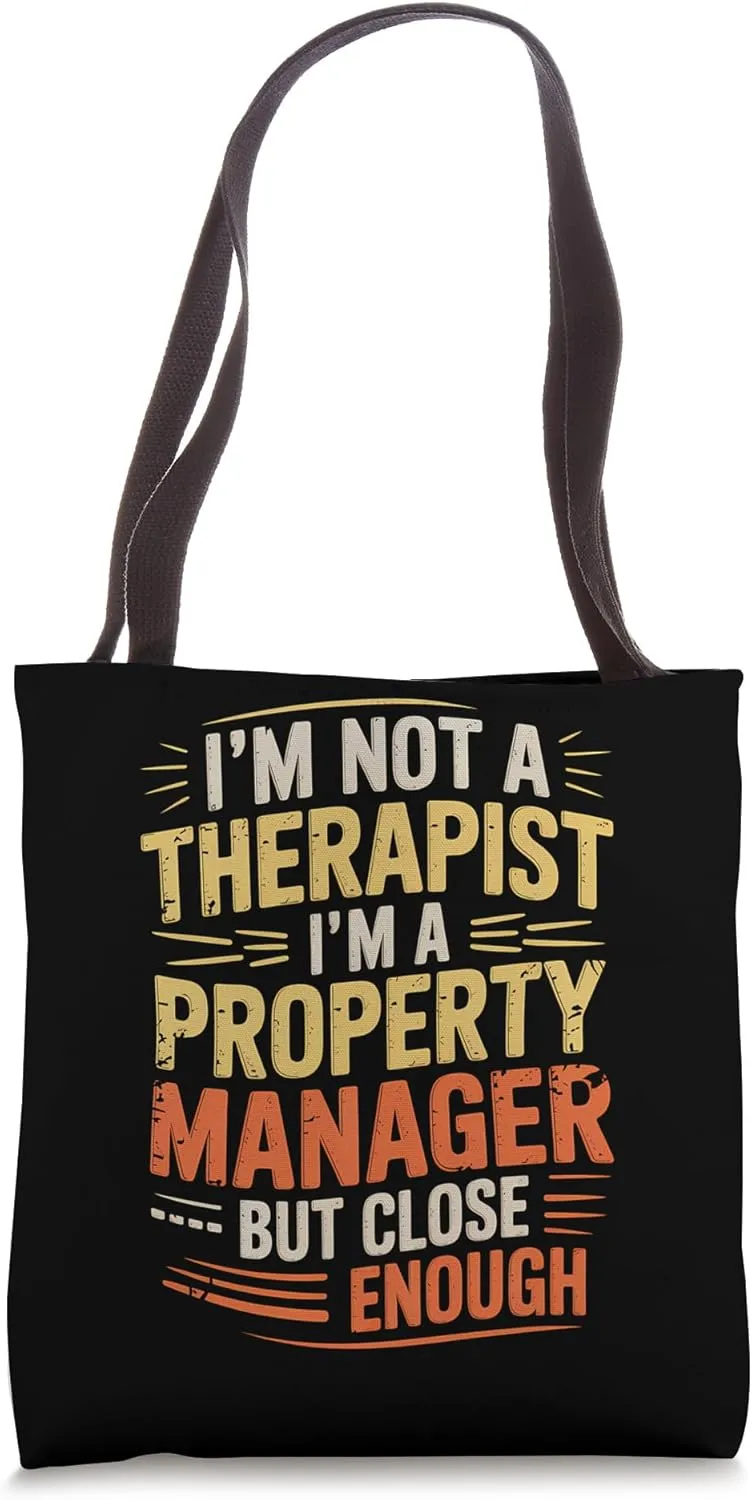 Property Manager Funny Tote Bag