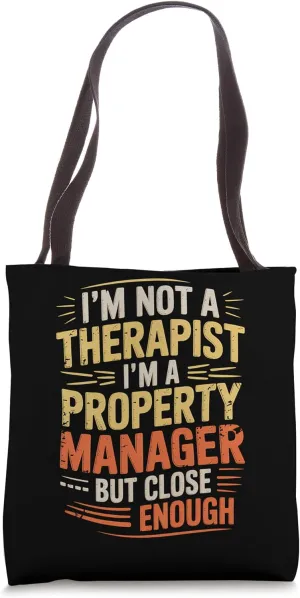 Property Manager Funny Tote Bag