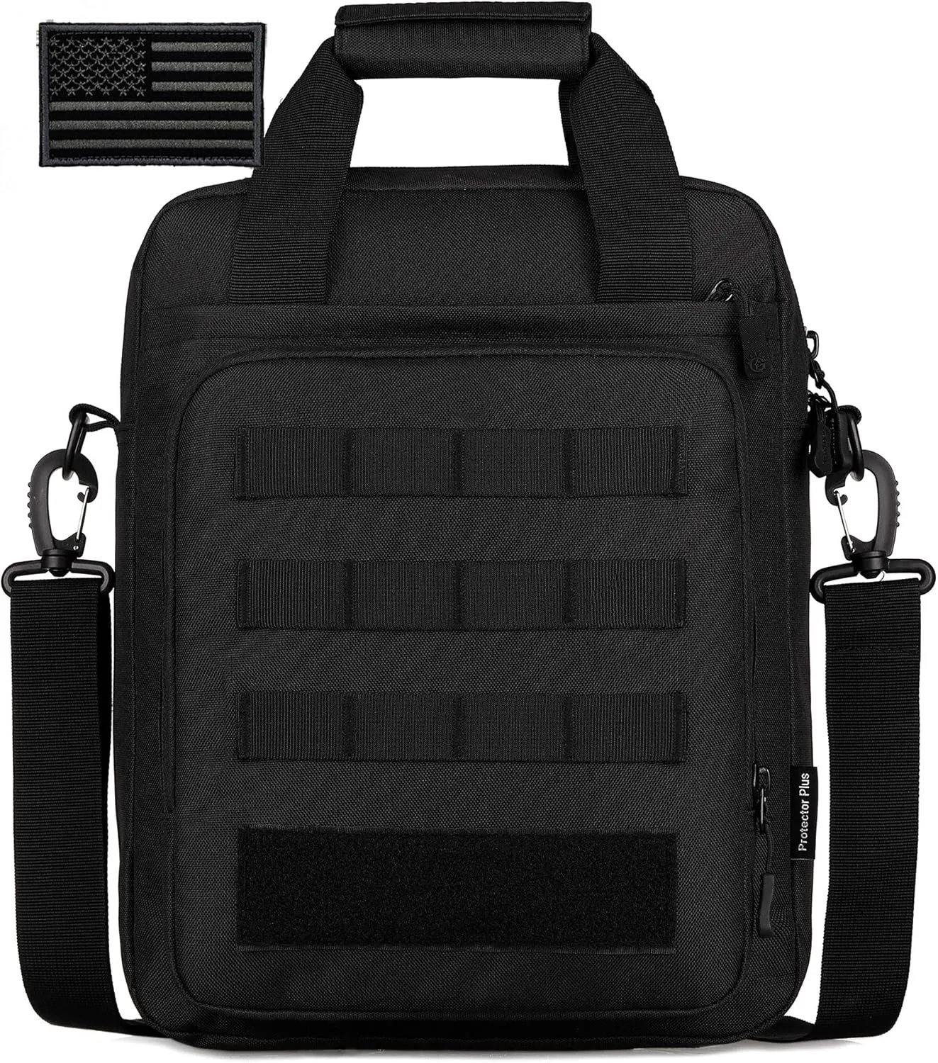 Protector Plus Tactical Messenger Bag Men Military MOLLE Tote Sling Shoulder Pack (Patch Included)