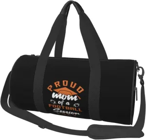 Proud Mom Of A Football Senior 2027 Duffel Bag Gym Bag Travel Sports Tote Large Foldable Beach Swim Yoga4
