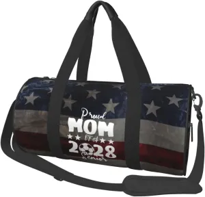 Proud Mom Of A Football Senior 2028 Duffel Bag Gym Bag Travel Sports Tote Large Foldable Beach Swim Yoga6