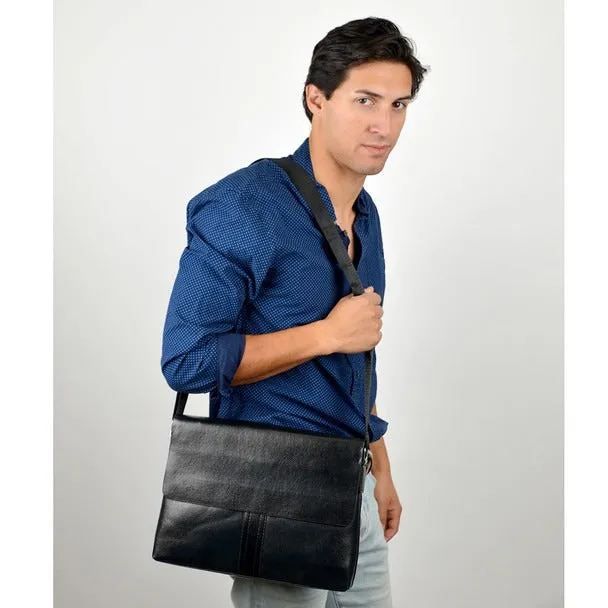 PU Leather Classic Crossbody Messenger Bag