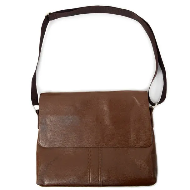 PU Leather Classic Crossbody Messenger Bag