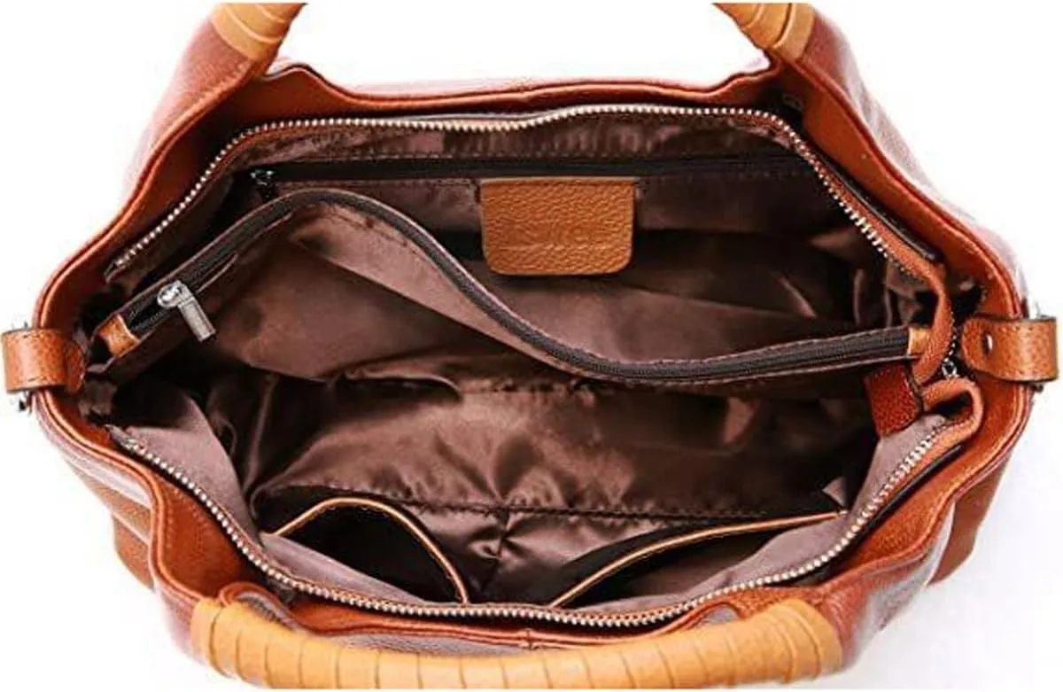 PU Leather Top Handle Purse Large Satchel Bag Designer Shoulder Bag Casual Tote Ladies Crossbody Bag for Women