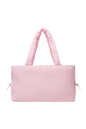 PUFFER STRING TOTE BAG-PINK