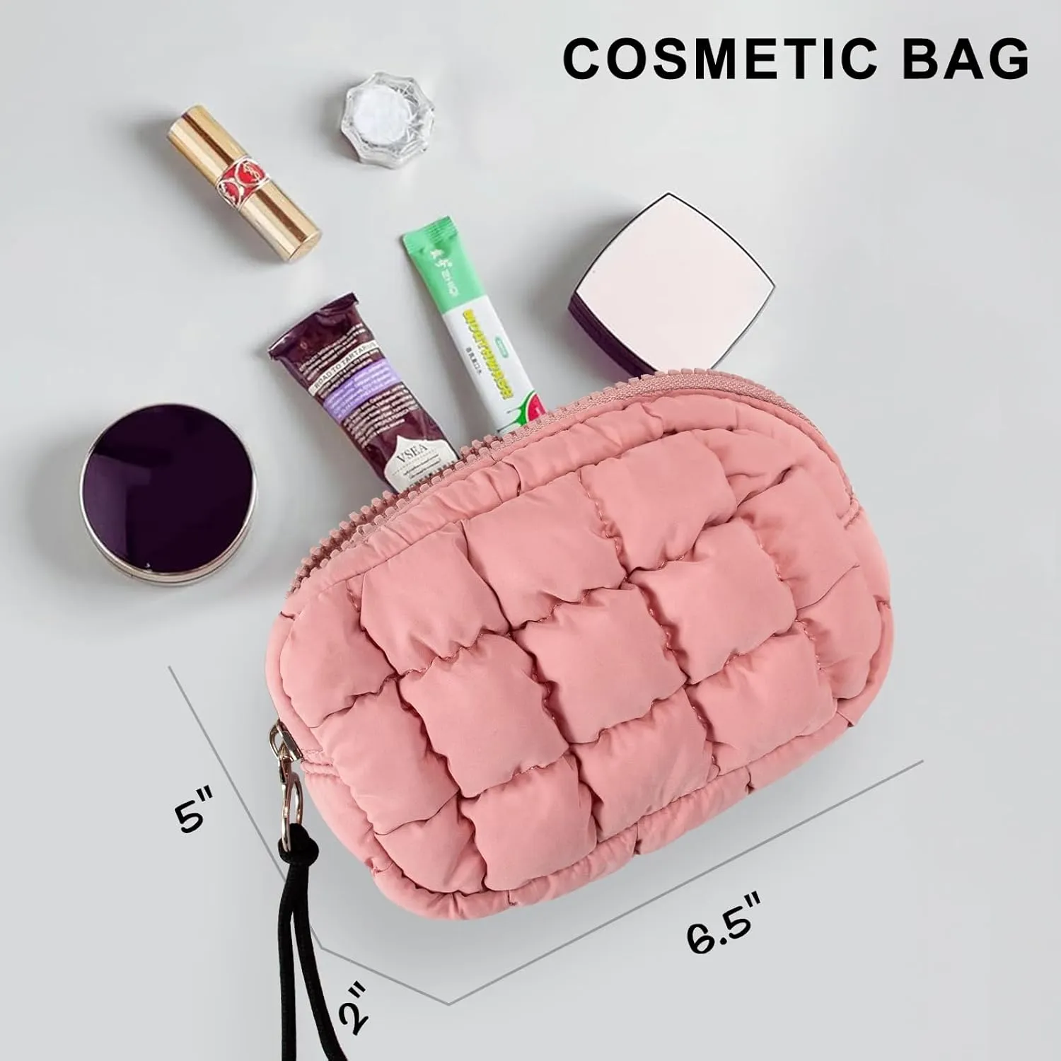 Puffer Tote Bag for Women Large Quilted Puffy Lightweight Carryall Crossbody Tote Bag for Women