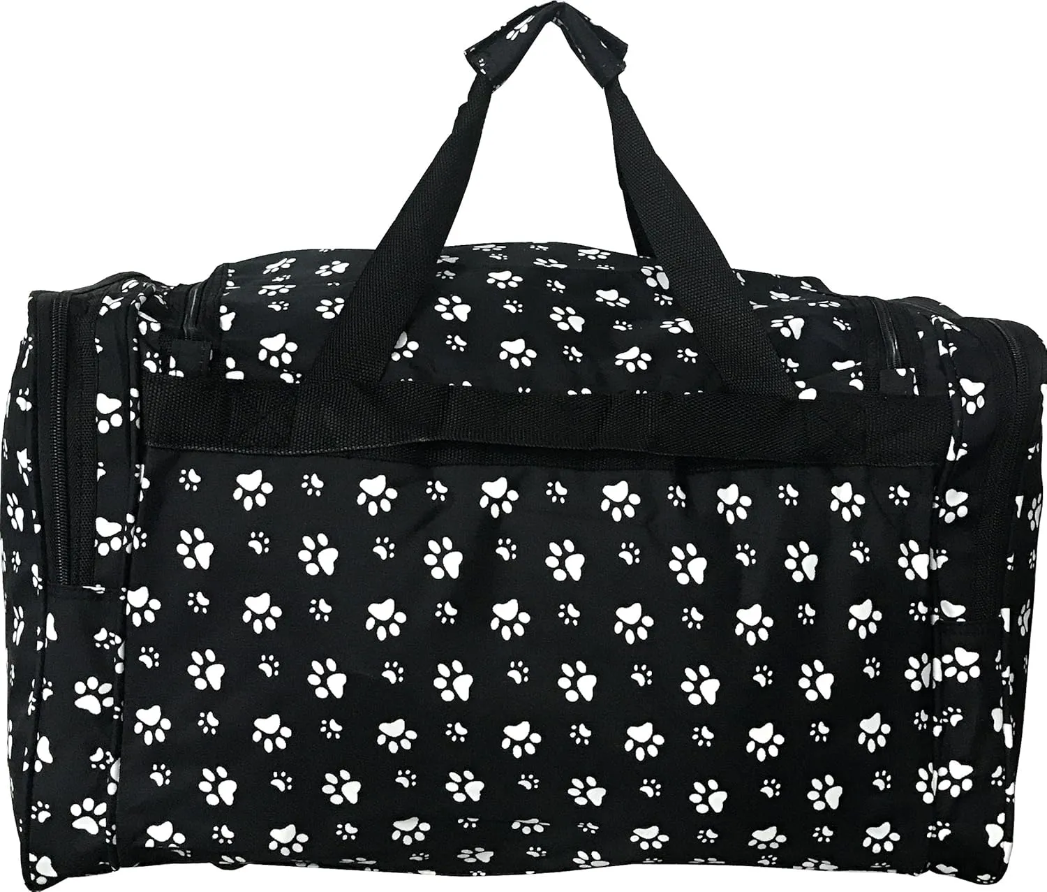 "TOP PACK" Women's Duffel Bag - 19" (Paw-Black)