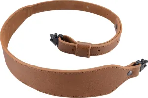 Raiseek Rifle Sling Buffalo Hide Leather Sling with Swivels, Durable Gun Strap, Metal Hardware 1" Wide
