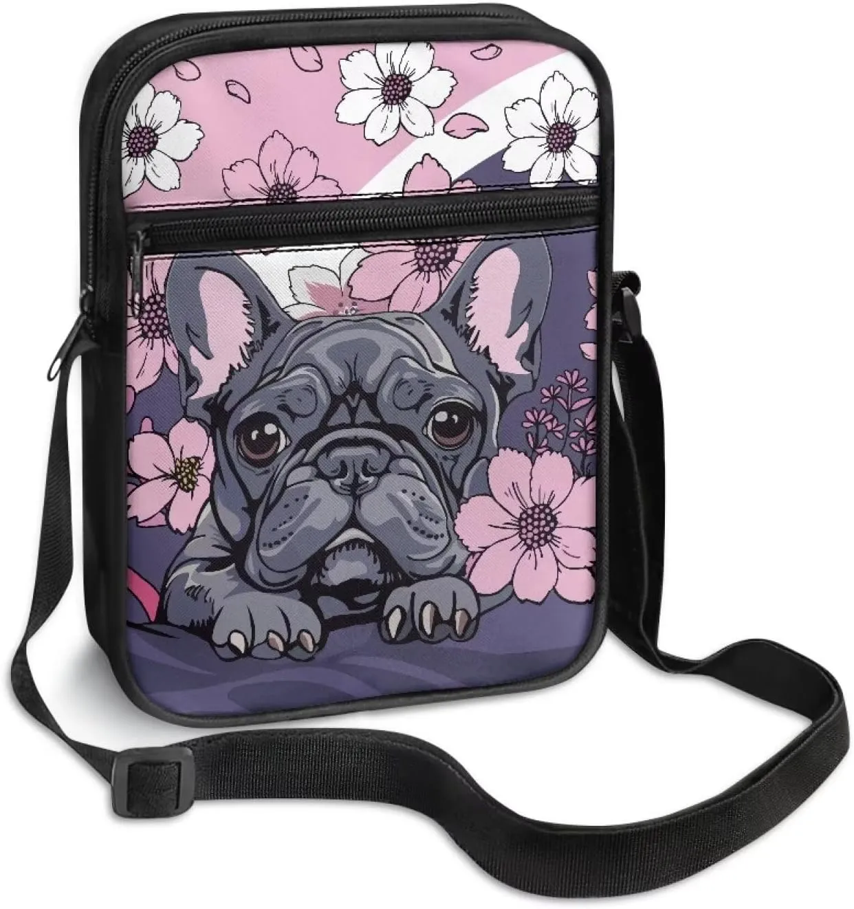Rchsmod Small Messenger Bag for Men Women Crossbody Shoulder Bag Sling Bag Cell Phone Purse Travel Bag with Adjustable Strap