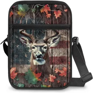 Rchsmod Small Messenger Bag for Men Women Crossbody Shoulder Bag Sling Bag Cell Phone Purse Travel Bag with Adjustable Strap