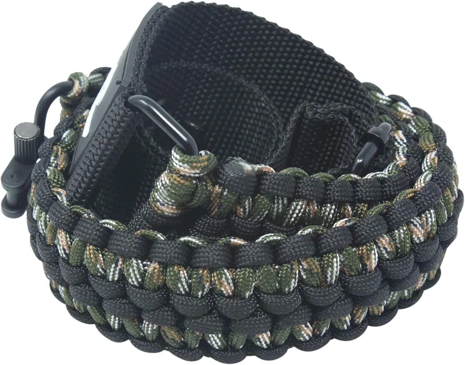 Realtree Paracord Traditional 2 Points Gun Sling 550 Adjustable w/Swivels and Adapter. Officially Licensed Outdoor Sling. Perfect for Hunting and Survival Use. Super