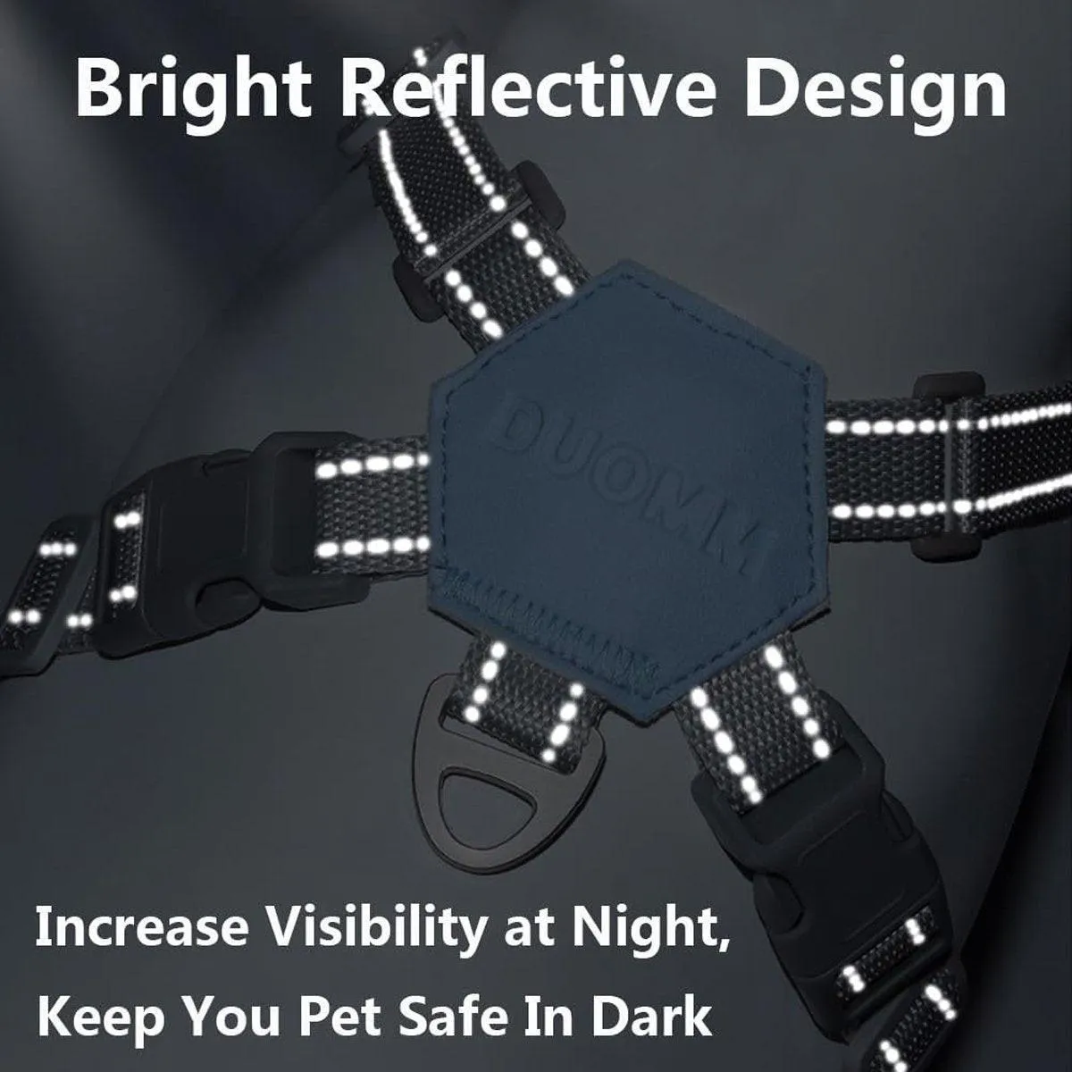 Reflective Dog Leash Vest Type Pet Harness Adjustable Chest Strap Small Dogs