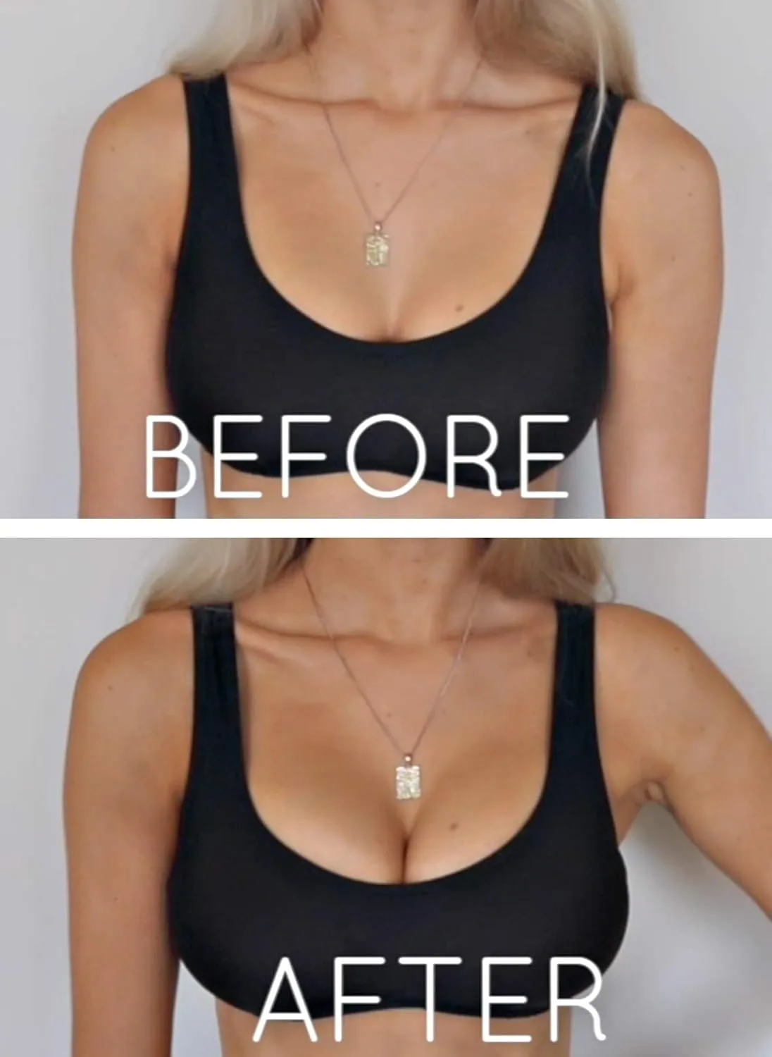 RELLECIGA Women's Push Up Bra Inserts Breast Enhancer Cups Removable Sport Bra Cups Inserts