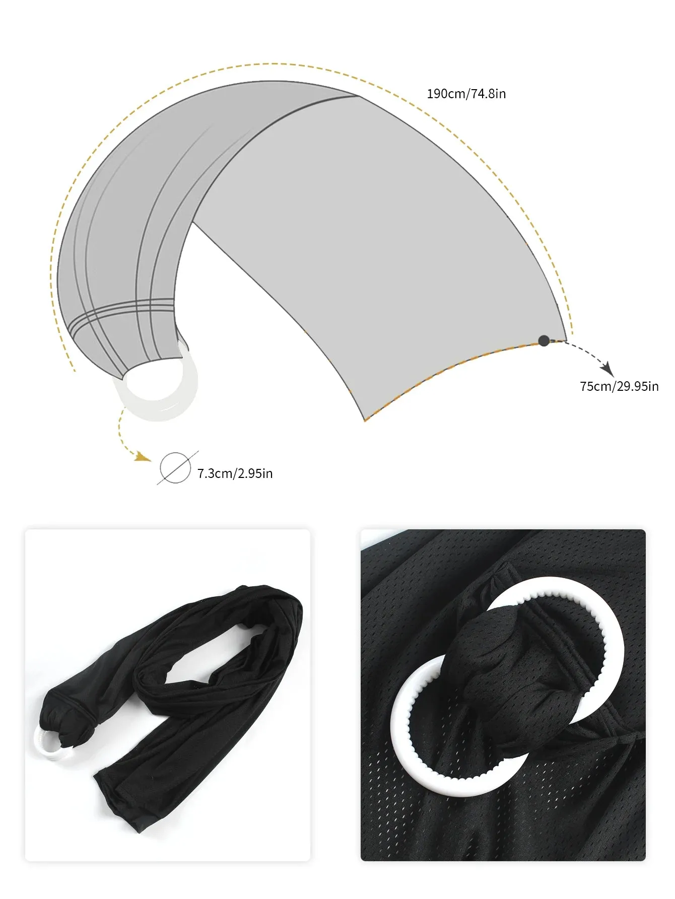 Ring Sling Baby Carrier