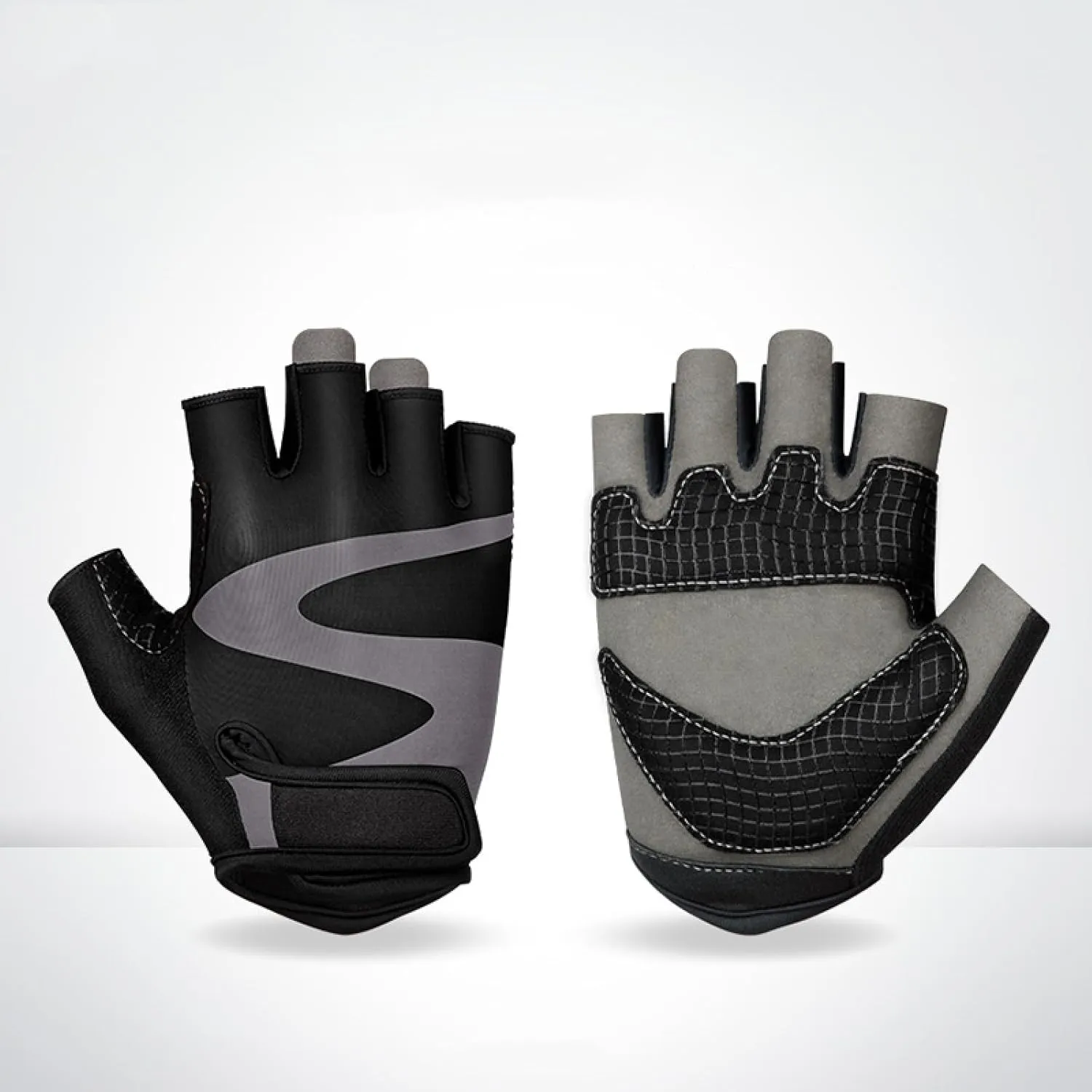 Road Bike Gloves Half Finger Shock Absorbing Breathable Outdoor Sports Cycling Gloves