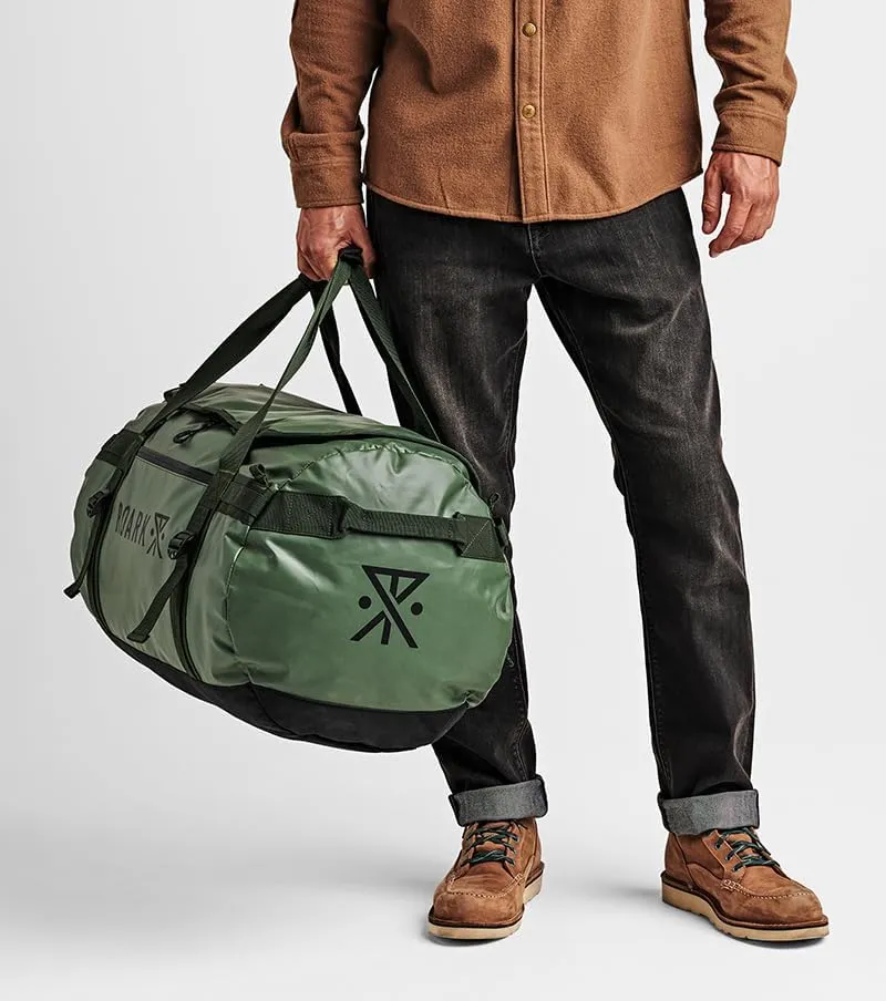 Roark Keg 80L Duffle Backpack, Multi-Day Travel Pack & Bag, Military