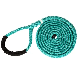 ROPE Logic Eye Sling Tenex Rope, Green, 3/4 x 16'