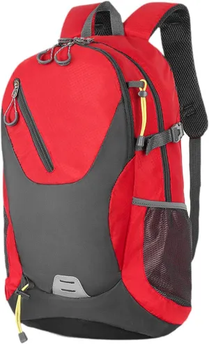 Rucksack Sports Backpack with Zipper Trendy Large Capacity Travel Daypack Travel Bag for Commuting Camping Street Holidays, Red