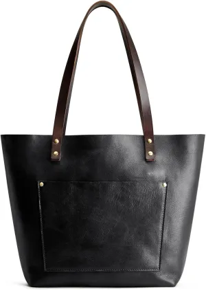 S-ZONE Leather Tote Bag for Women Large Work Shoulder Purses and Handbags with Outside Pocket