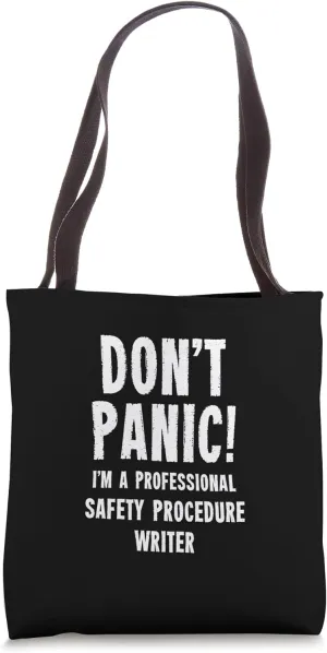 Safety Procedure Writer Tote Bag
