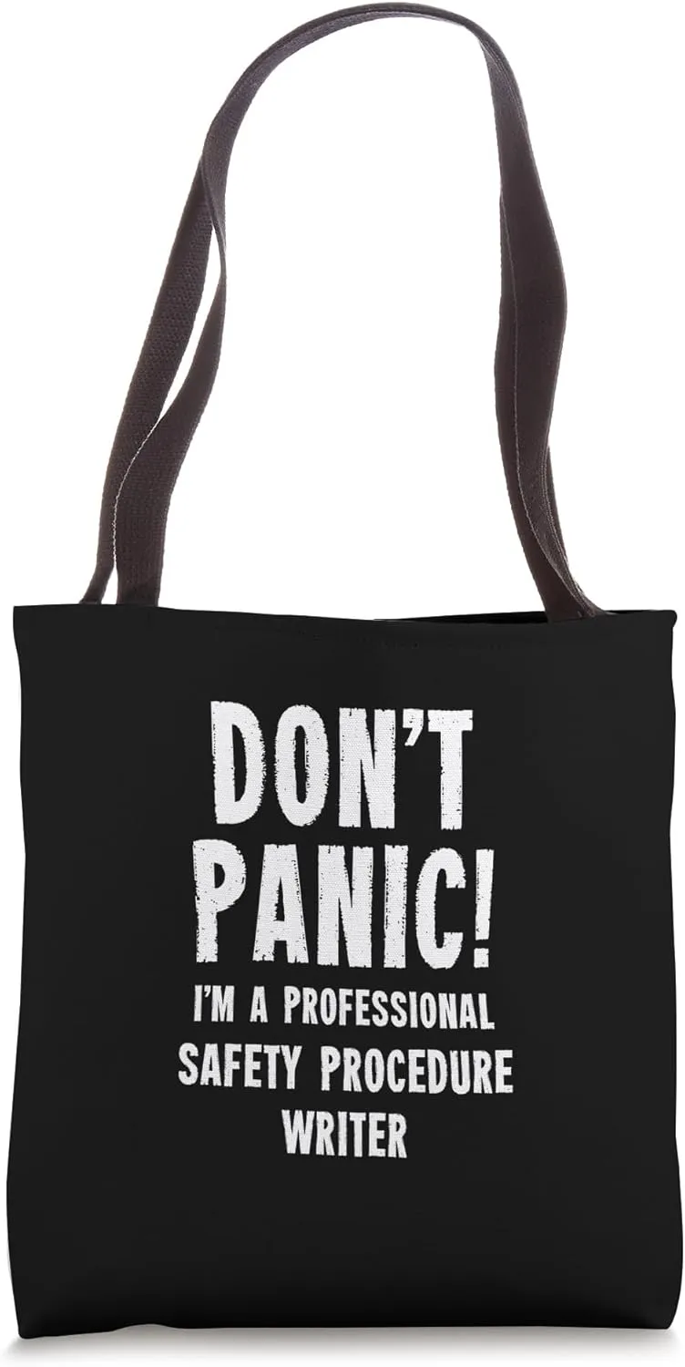 Safety Procedure Writer Tote Bag