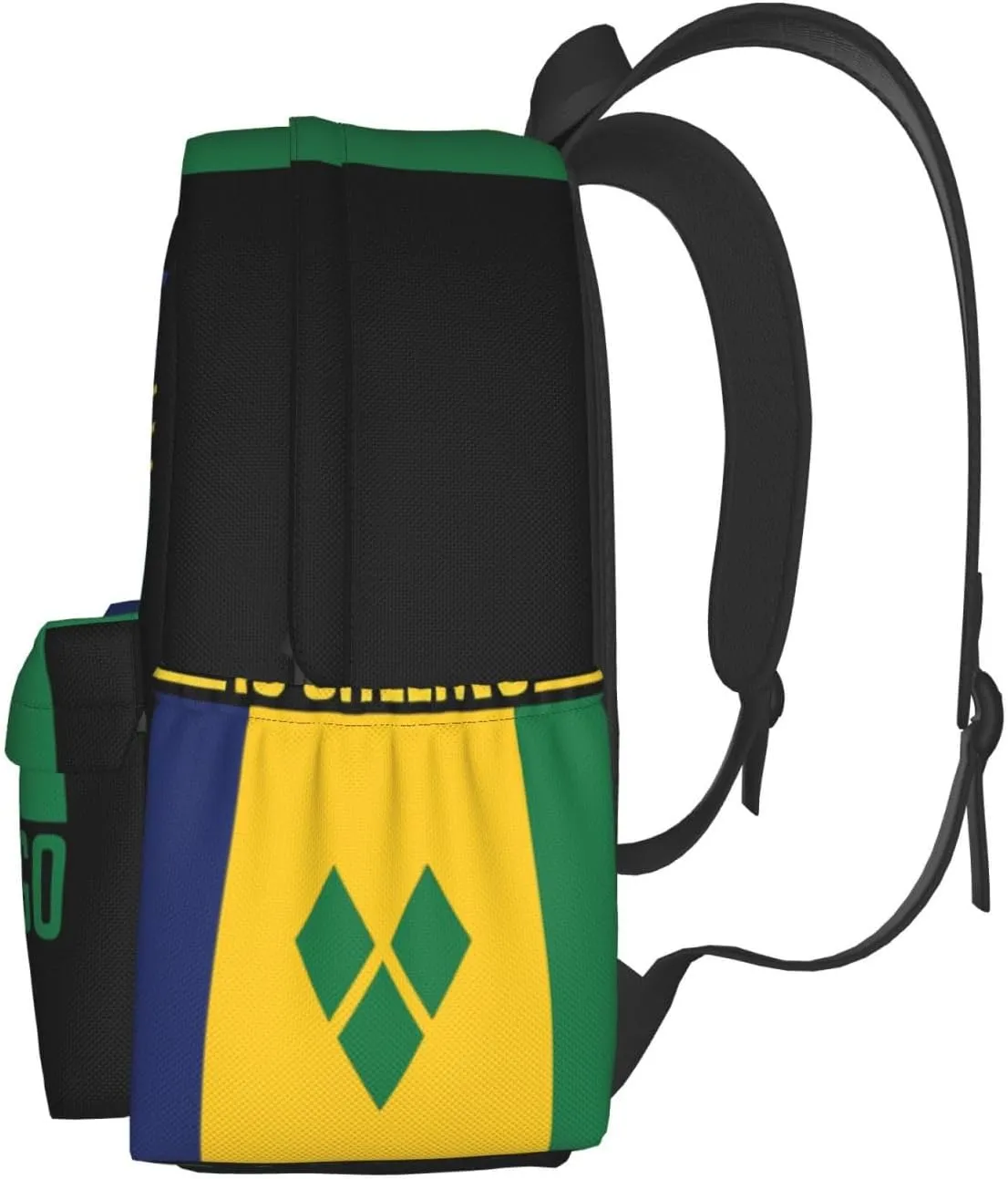 Saint Vincent is calling and I must go Casual Backpack Large Capacity Travel Backpacks Laptop Daypack Commuter Rucksack Adjustable Strap Sports Bags for Hiking Biking