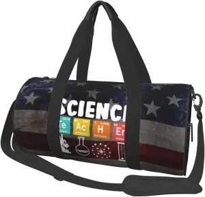 Science Teacher Chemist Physicist Duffel Bag Gym Bag Travel Sports Tote Large Foldable Beach Swim Yoga0