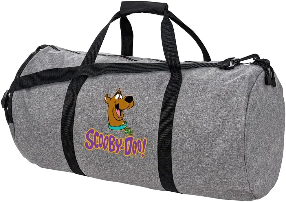Scooby-Doo Big Smile Scooby Lightweight Duffel Bag for Sports and Gym Packable for Travel