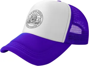 Seal of Omaha, Nebraska Baseball Cap for Men Women Adjustable Breathable Mesh Trucker Hat Unisex