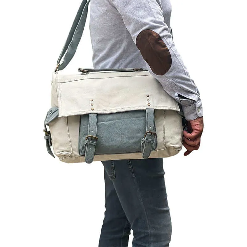 Sebastian Messenger Laptop Bag for Men & Women - Ocean