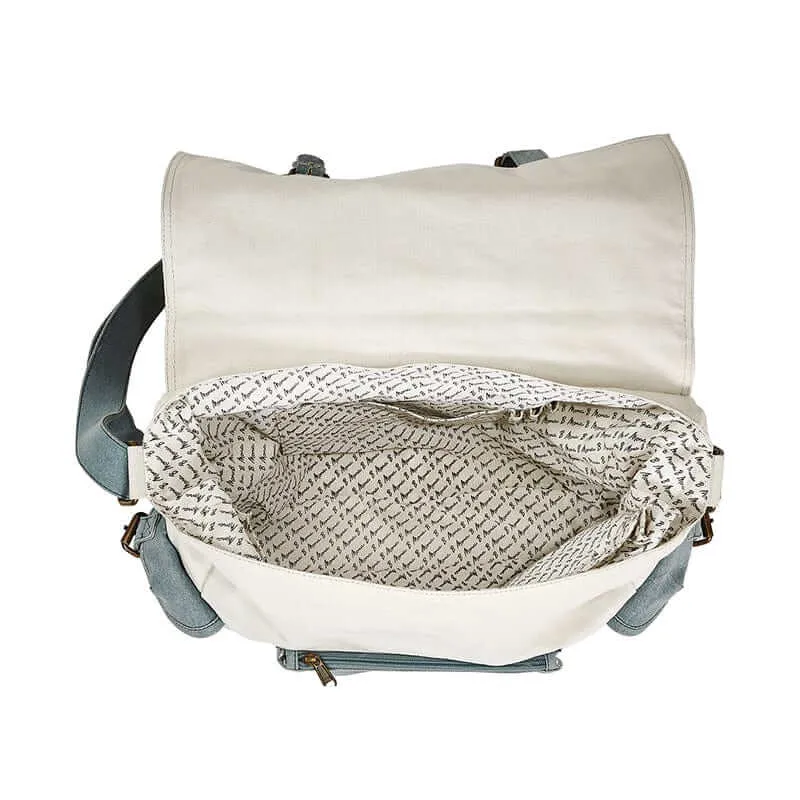 Sebastian Messenger Laptop Bag for Men & Women - Ocean