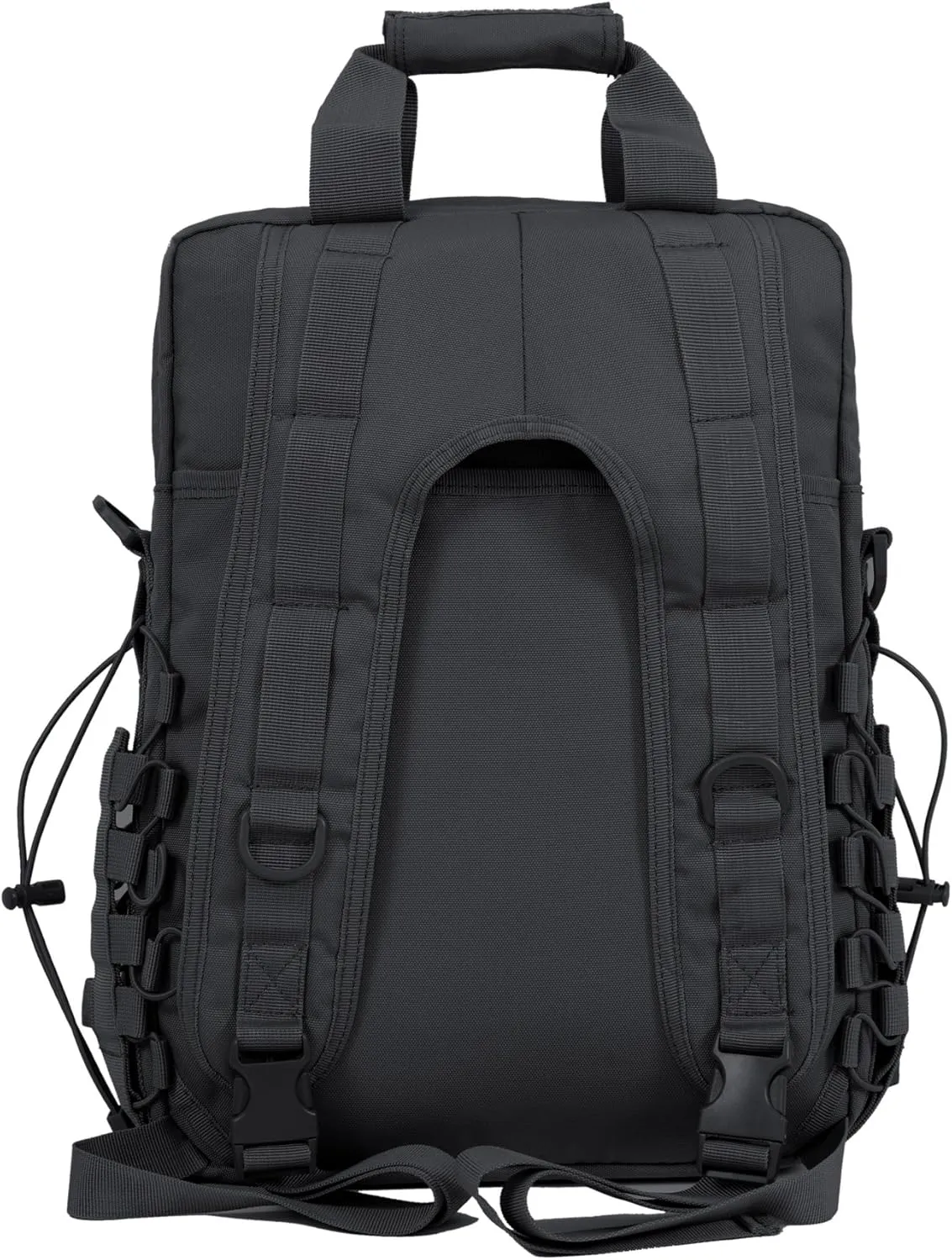 Seibertron Waterproof Molle Tactical 15.6"(inch) Laptop Sling Bag Backpack Black