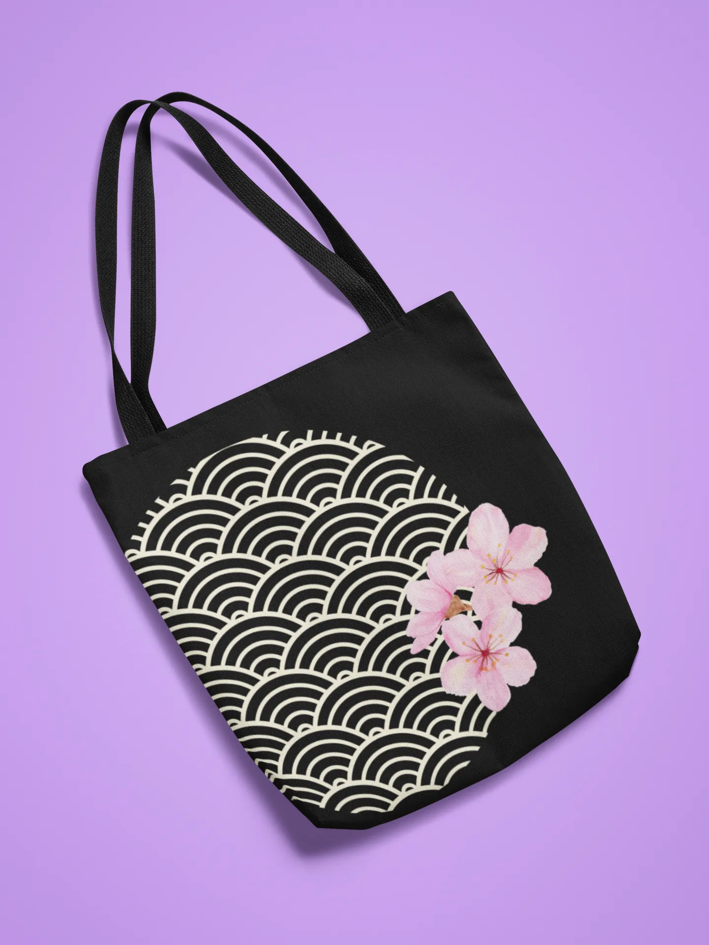 Seigaiha Blossom Tote