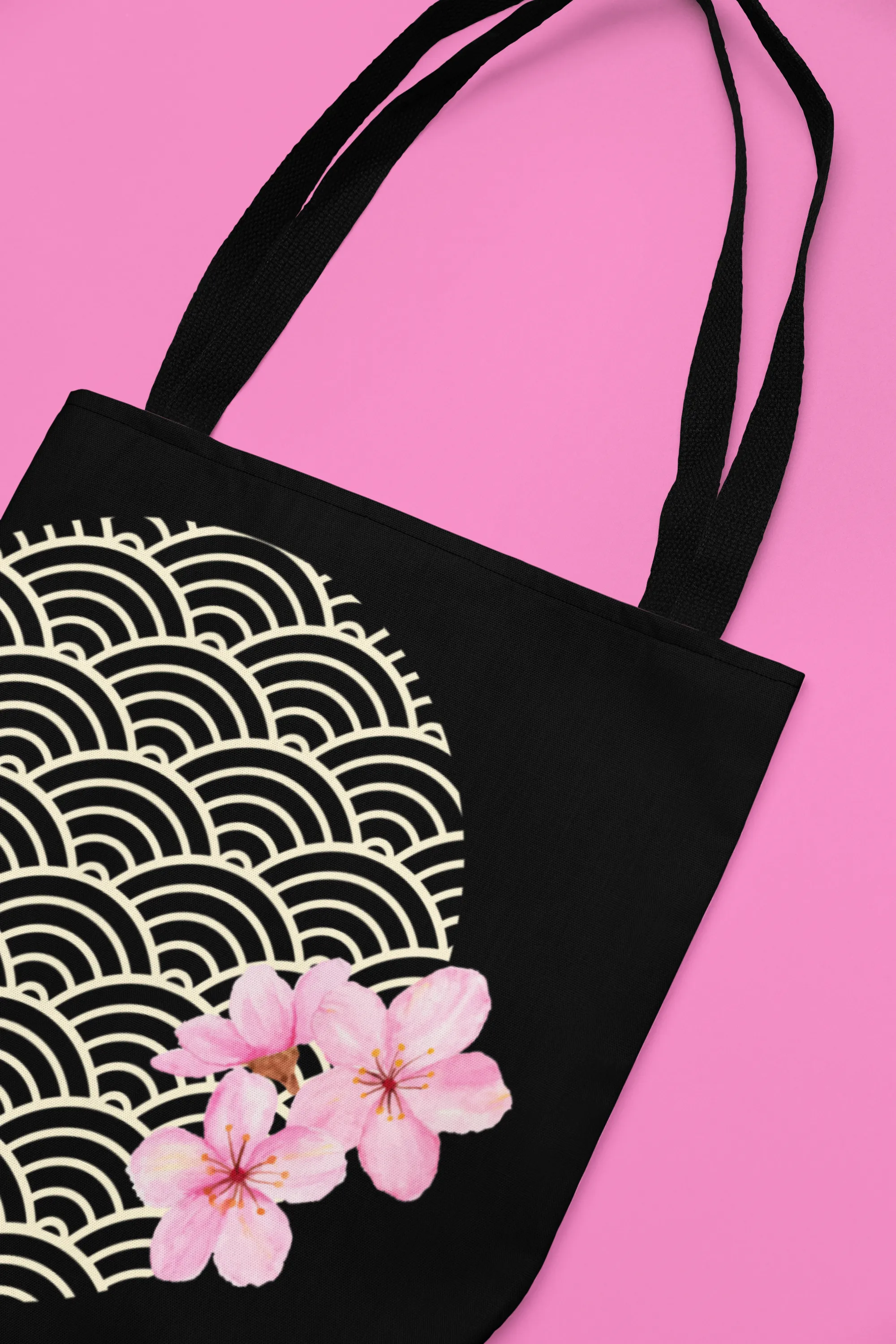 Seigaiha Blossom Tote