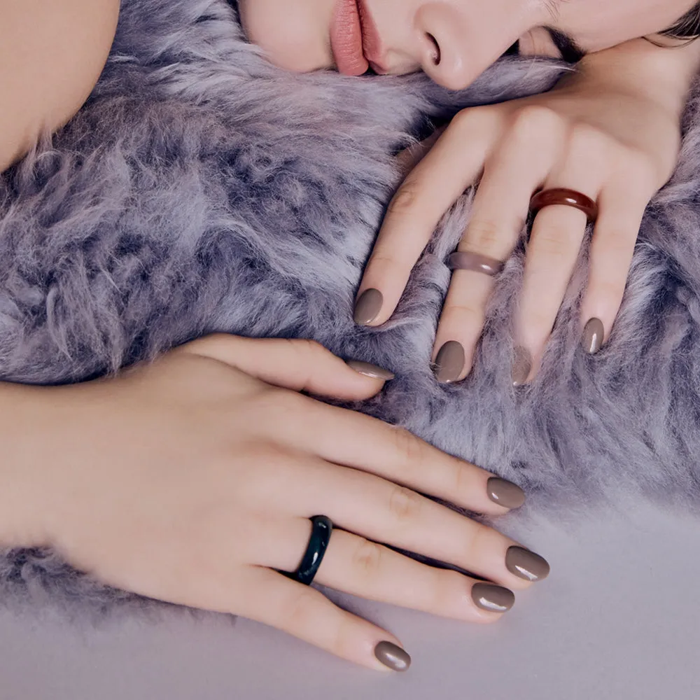 Semi-Cured Gel Nail [#N Maroon]